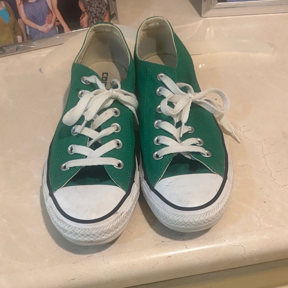 Converse Women's Green Lace-Up Sneakers